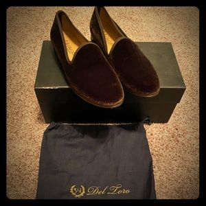 Del Toro Velvet Loafers